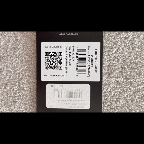 New Arc’Teryx sentinel LT women jacket - Picture 9 of 10